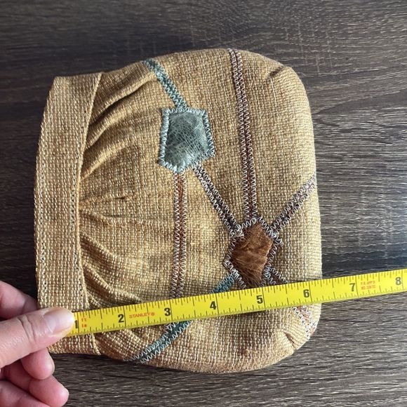 Womens Handmade Philippines Burlap Cosmetic Bag, Eye Glass Case, Box - Picture 9 of 11